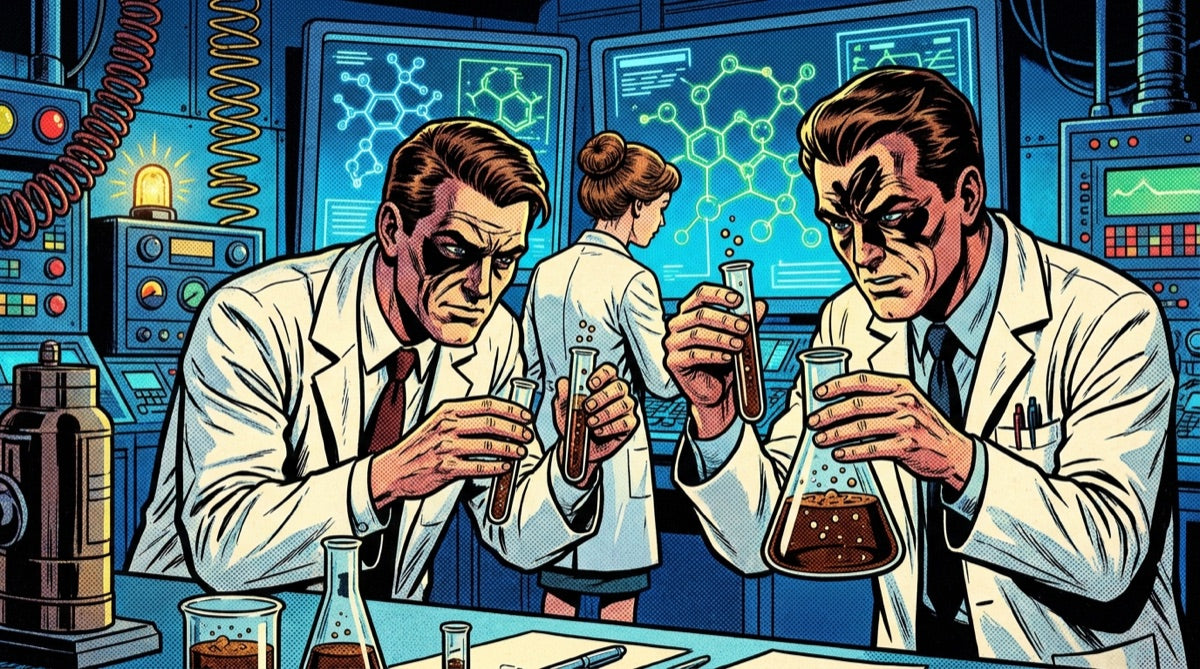 Scientists running a clinical trial on cocoa compounds