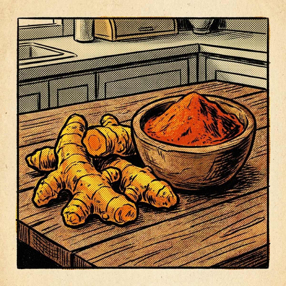 Turmeric crossed out